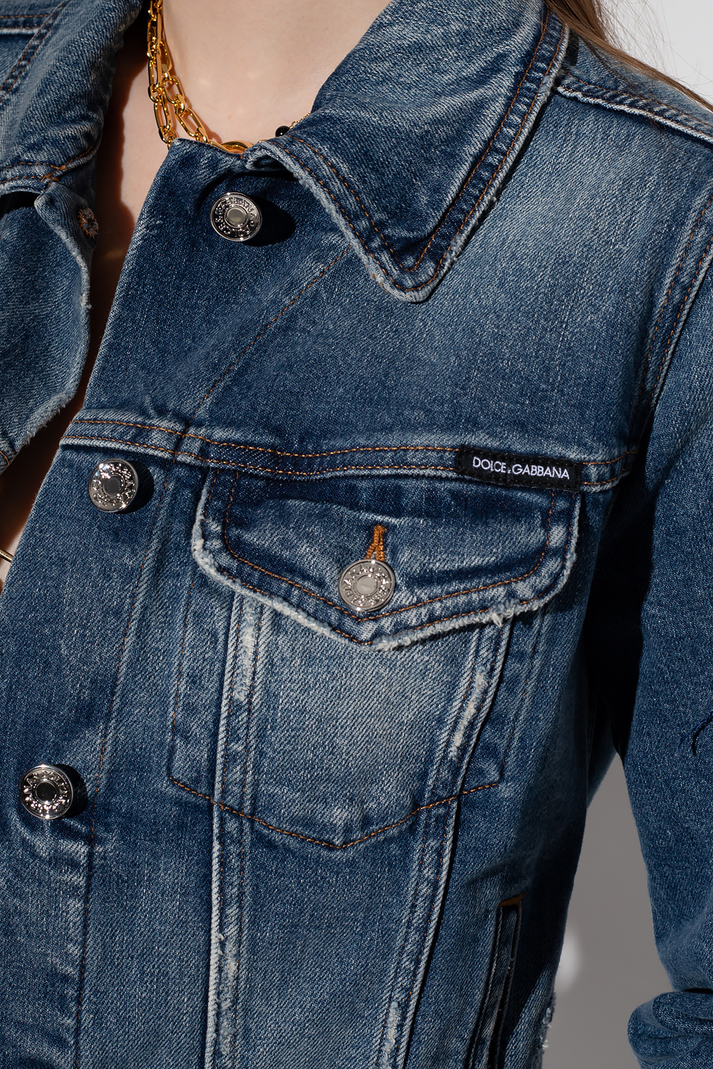 Denim jacket dolce outlet gabbana